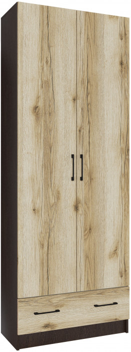 Шкаф 2-х створчатый Денвер, Венге/Дуб делано