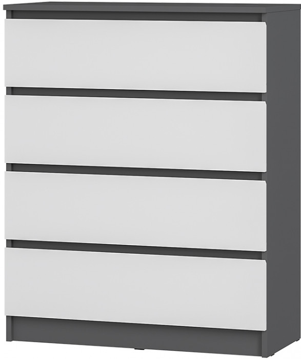 Комод "Шарм" КМ-02 Графит/ Белый