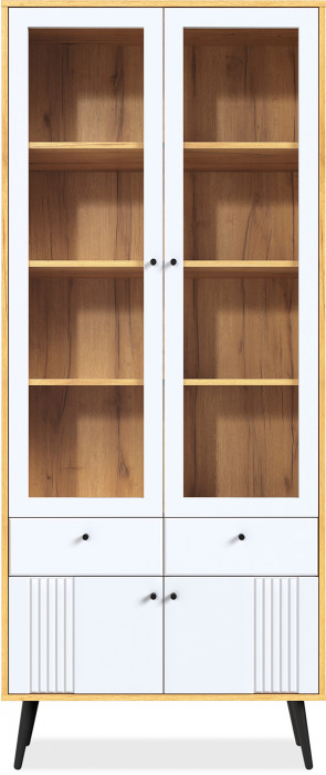 Шкаф-витрина 2-х дверная Вега Саксония