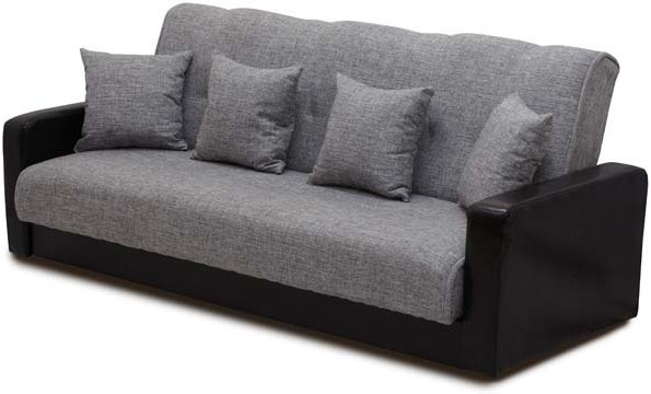 Диван Лондон 120 серый, пружинный блок Боннель