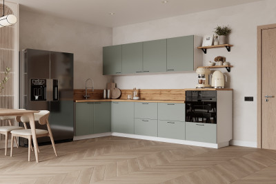 КГ Угловой 1500х3000 (без пм) Эмаль, Олива  Арника РМ