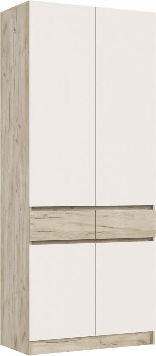 Модульная прихожая Роджина, Крафт серый/Кашемир