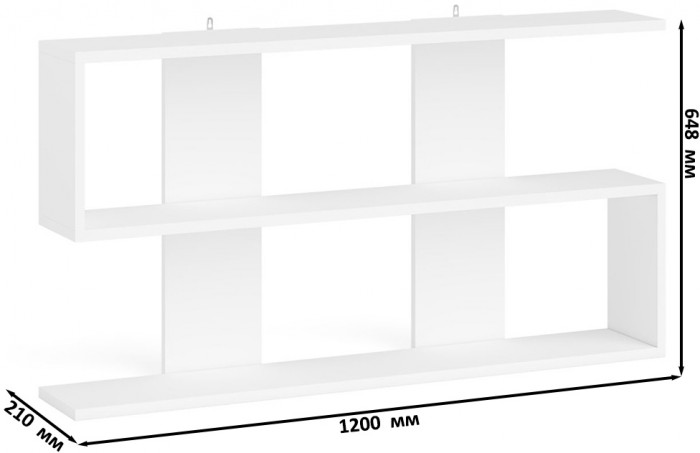 Мори компьютерный стол МС-16 правый + Комод МК1380.6 + Полка 1200, белый