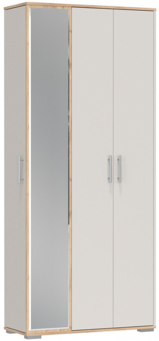 Прихожая 2-3421дкз/к.с Домино-мини, дуб крафт золотой/кашемир серый