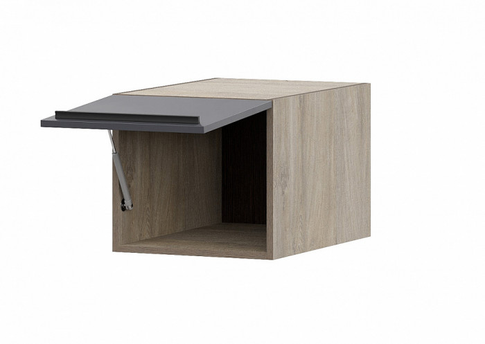 КГ Этна шкаф навесной барный 400 Софт графит