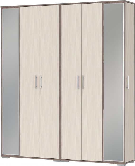 Две прихожих Домино-мини 2-3421бод.тем/св, бодега тёмный/бодега светлый