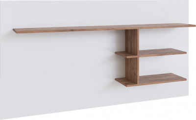 Малави Полка навесная МПН-1 дуб крафт табачный/белый глянец