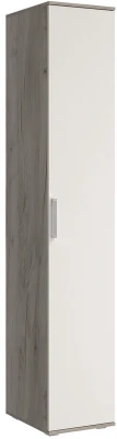 Шкаф-пенал Фиеста NEW, Крафт серый/Кашемир