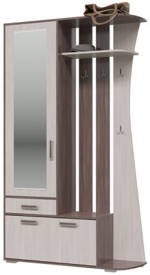 Прихожая 2-3424бод.тем/св Мокко, бодега тёмный/бодега светлый