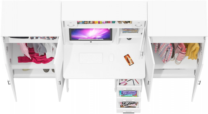 С-МД-СК9 Компоновка № 01, белый шагрень