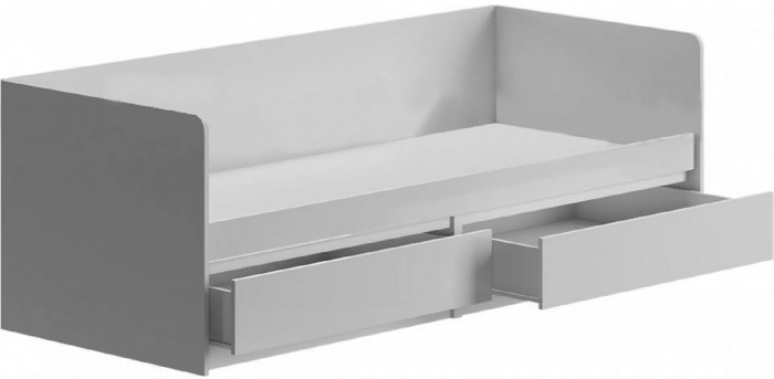 Модульная детская Челси, композиция 1 (Белый глянец, Белый)