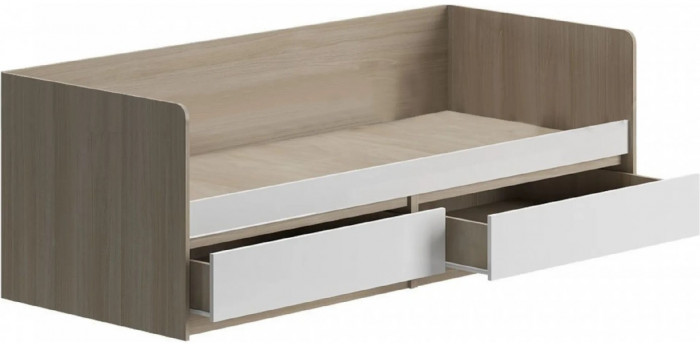 Модульная детская Челси, композиция 1 (Белый глянец, Белый)