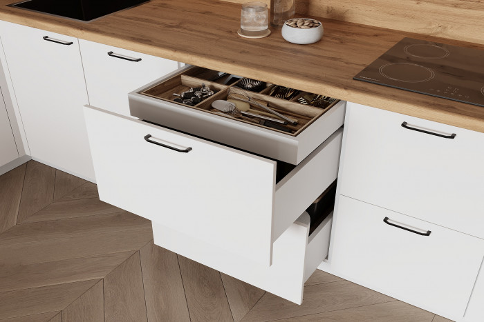 КГ Угловой 1500х2700 (с пм) , Белый софт матовый  Арника РМ в.2