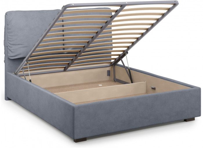 Кровать Trazimeno 160 с подъемным механизмом, Velutto 32