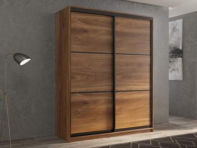 Шкаф-купе Кааппи 4 Кастелло Бренди 160х45х230 см