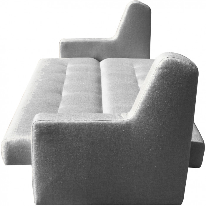 Диван СЕНАТОР ЛЮКС 120 серый ППУ