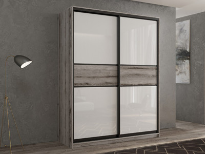 Шкаф-купе Кааппи 11 Эвок Окаменелый 110х45х230 см