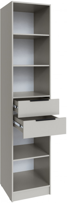 Шкаф Мадрид (0,5) с 2 ящиками, Кашемир