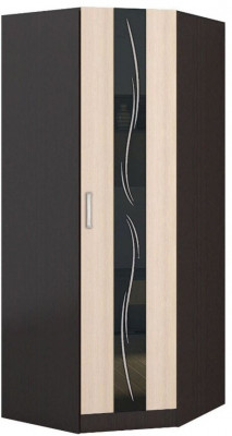 Эрика Шкаф угловой венге/дуб молочный