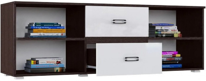 Ким Тумба ТВ, венге / белый глянец