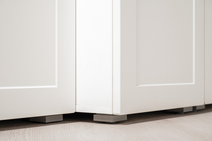 Остин Прихожая 06, цвет белый шагрень/дуб крафт золотой, ШхГхВ 160х54,3х229,6 см., универсальная сборка