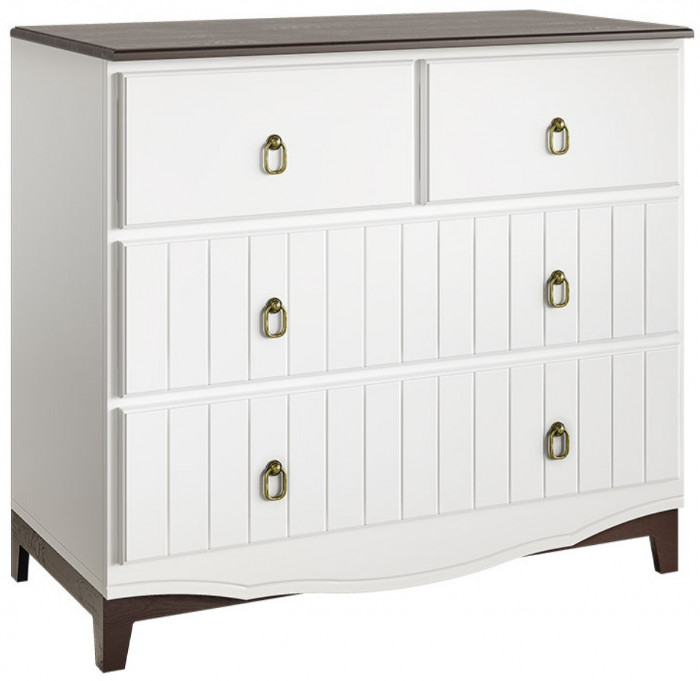 Модульная спальня Вояж (Белый матовый / Венге)