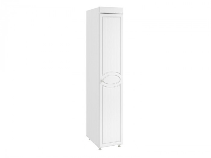 Шкаф-пенал 1дв. (гл.560) Монако МН-33 белое дерево