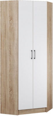 Прихожая Денвер шкаф угловой дуб сонома/белый