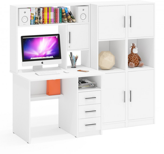 С-МД-СК9 Компоновка № 02, белый шагрень