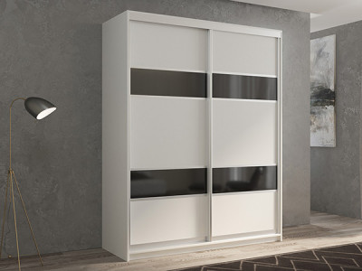 Шкаф-купе Кааппи 7 Белый Бриллиант 160х60х230 см