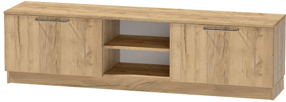 Тумба для ТВ-техники напольная "Иннэс-7", Дуб крафт золотой