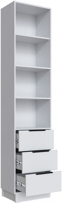 Шкаф Мадрид торцевой (0,35) с 3 ящ., Белый