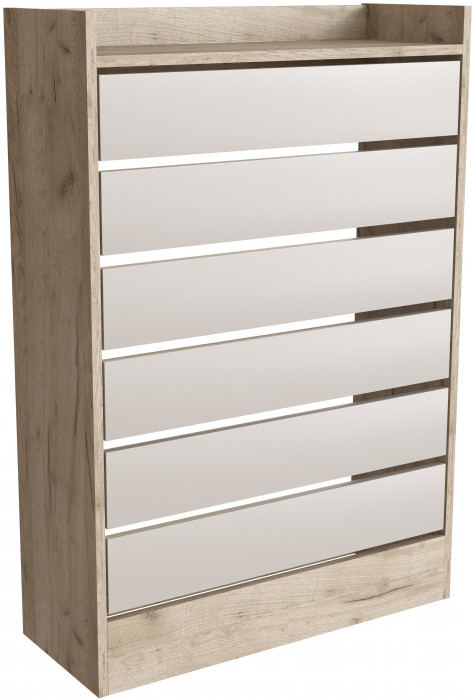 Модульная Прихожая Ямайка, композиция 2, Крафт серый/Кашемир