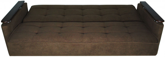 Диван-кровать София, книжка, 126х186, коричневый