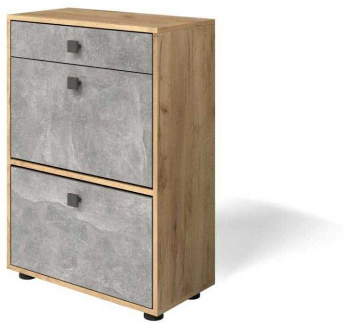 Обувница Мини-Лайт МЛ-7 дуб крафт/ателье