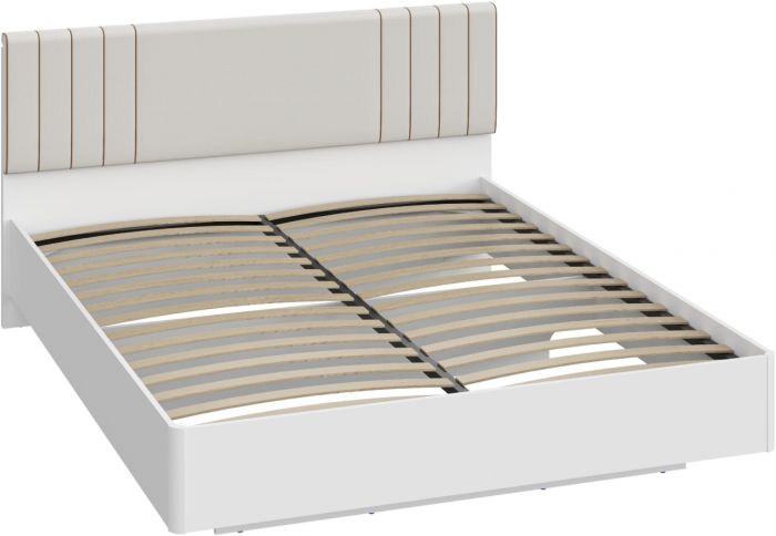 Модульная спальня Нао, набор №4, Дуб вотан/Белый (Профиль МДФ Дуб вотан)