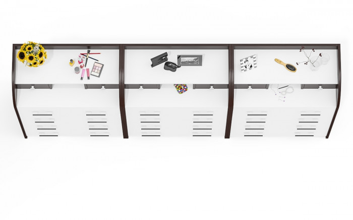 Три комода С-МД-К6 (Шесть), венге/белый шагрень