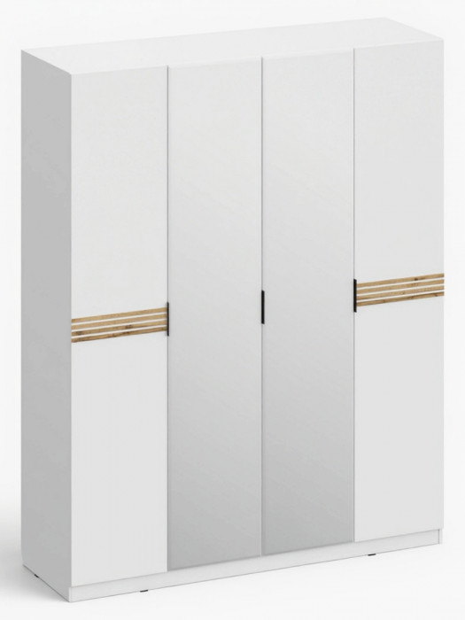 Модульная спальня Нао, набор №4, Дуб вотан (Профиль МДФ Дуб вотан)